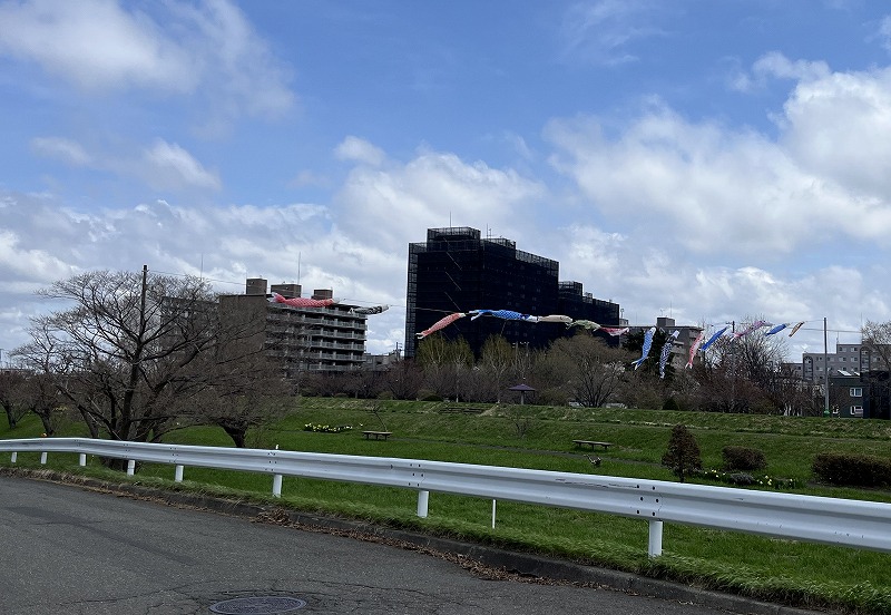 軽川の桜づつみ